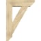 Ekena Millwork Traditional Slat Rough Sawn Bracket w/ Offset Brace, Douglas Fir, 8"W x 28"D x 40"H BKT0806X28X40TRA06RDF - alternate 4